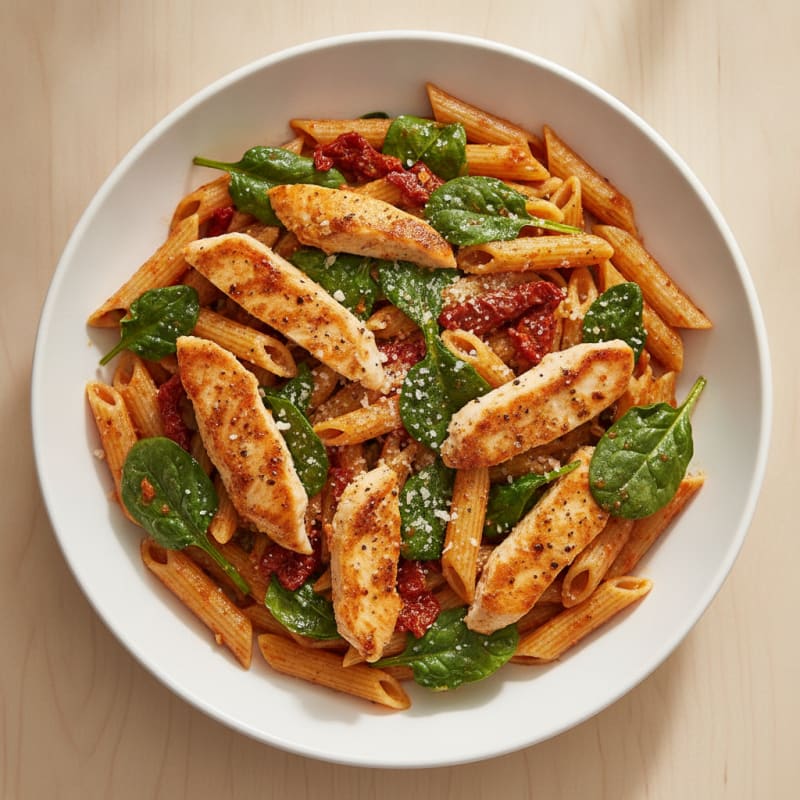 Sun-Dried Tomato Pesto Chicken Pasta