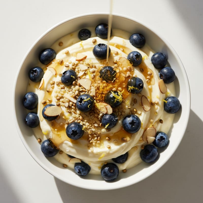 Creamy Lemon-Blueberry Yogurt Parfait