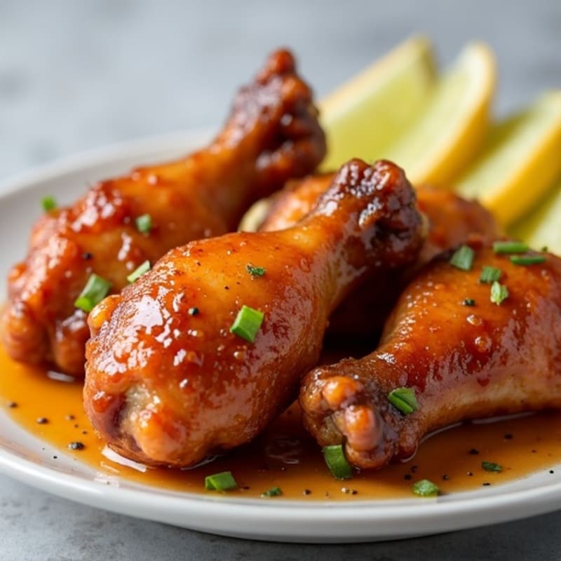 Crispy Honey Glazed Chicken Wings