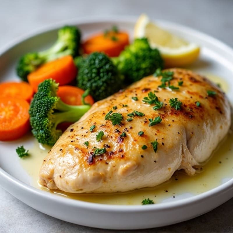 Lemon Herb Chicken with Crispy Roasted Vegetables