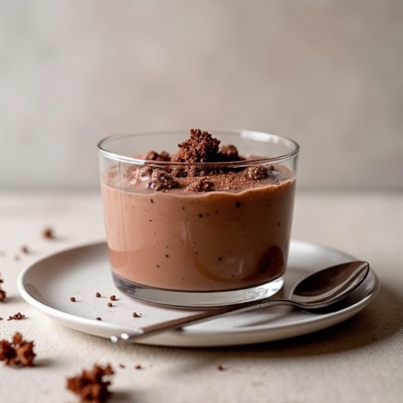 Chocolate Protein Pudding with Chia Seeds
