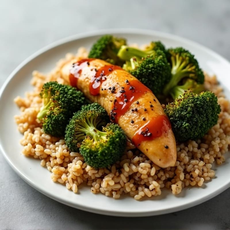 Sheet Pan Teriyaki Chicken with Roasted Broccoli