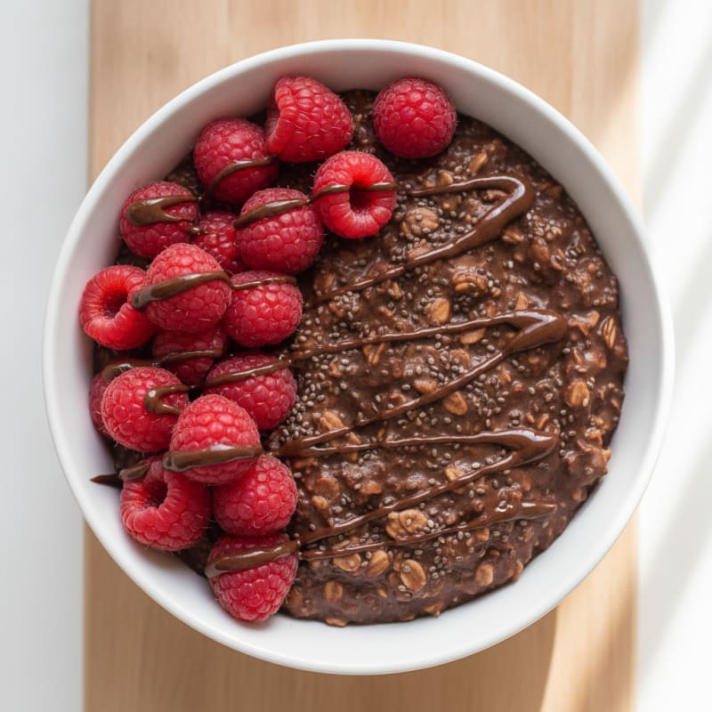 Decadent Dark Chocolate Overnight Oats