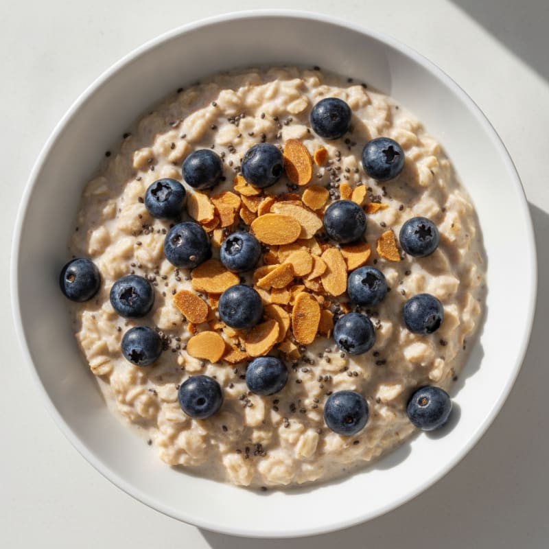 Blueberry Almond Overnight Oats