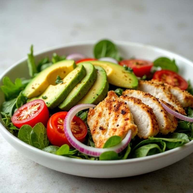 Crispy Avocado Power Salad