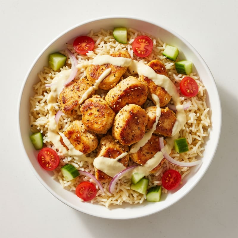 Chicken Shawarma Rice Bowl