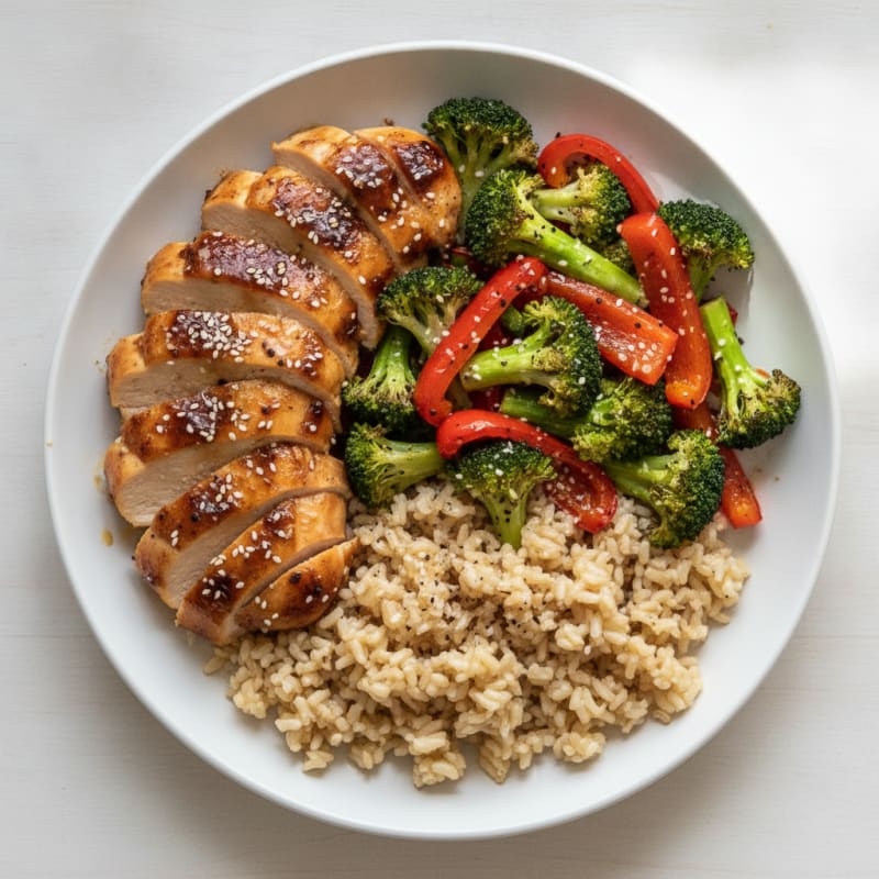 Teriyaki Chicken with Roasted Vegetables