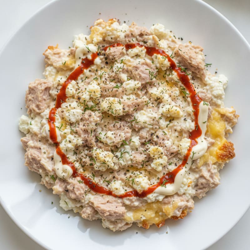 Chunky Tuna Feta Protein Dip