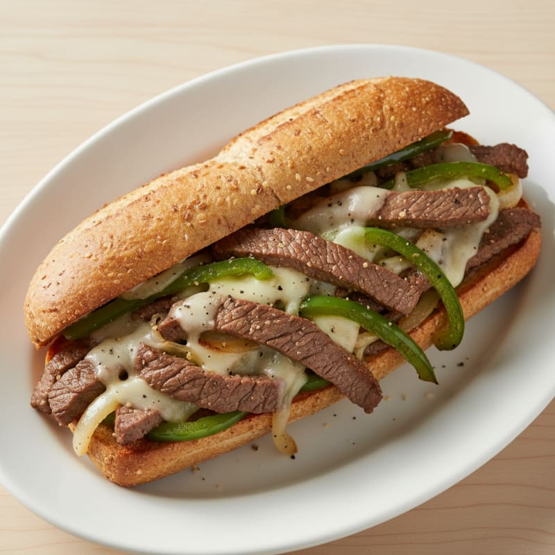 Philly Steak and Provolone Sandwich