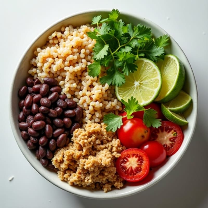 Cilantro-Lime Ground Turkey Taco Bowl