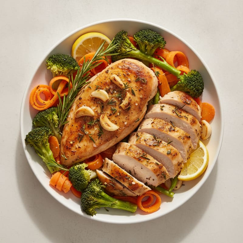 Garlic Herb Roasted Chicken