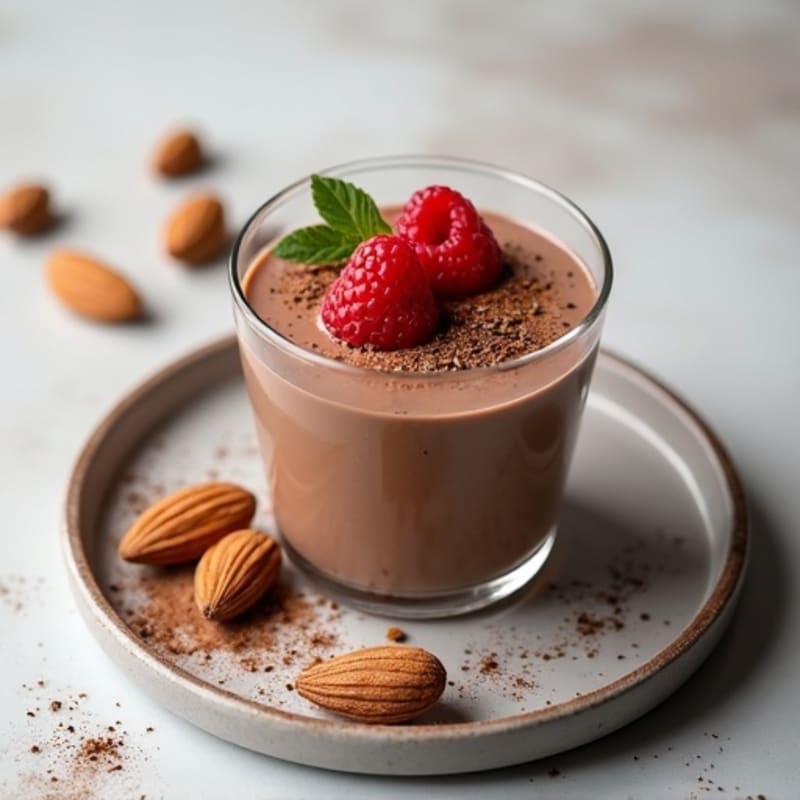 Silky Chocolate Protein Pudding with Greek Yogurt