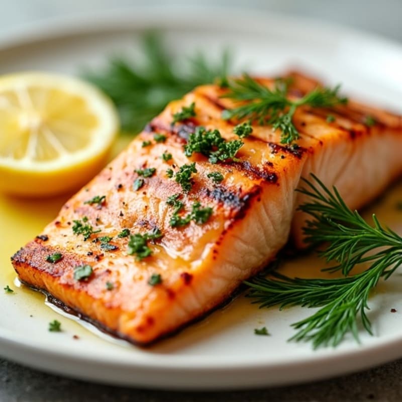 Lemon Herb Grilled Salmon