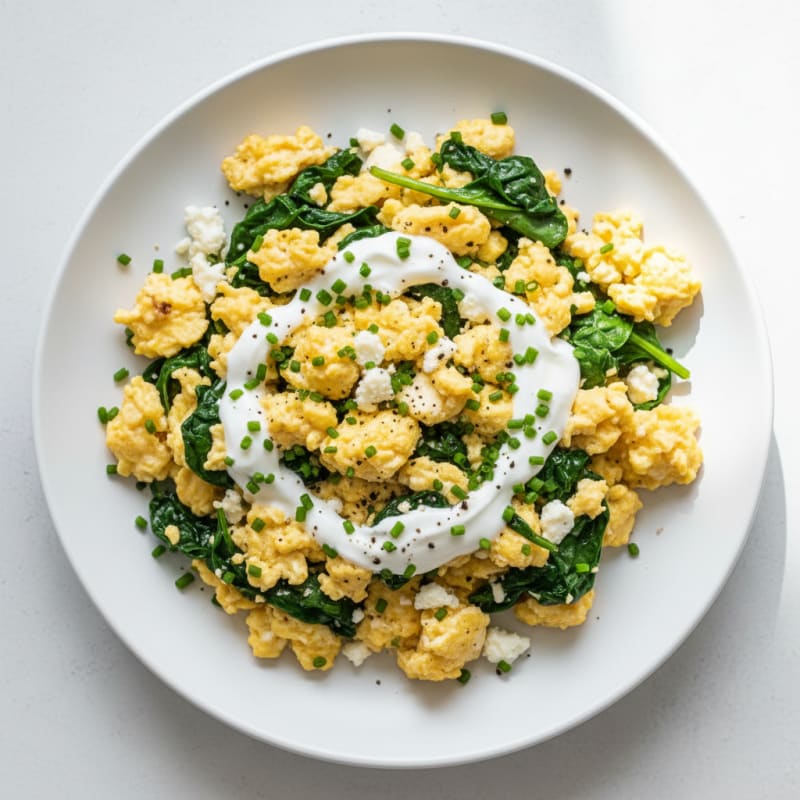 Quick Savory Egg and Cheese Scramble