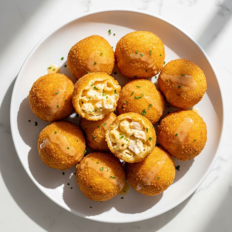 Deep-Fried Mac & Cheese Balls