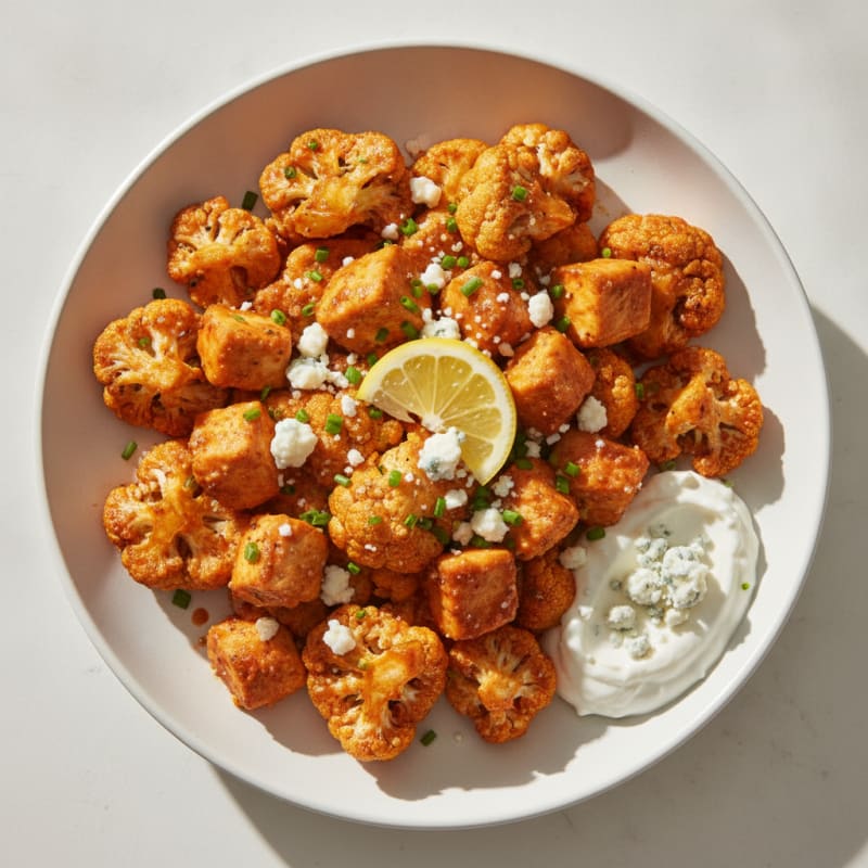 Buffalo Cauliflower Bites