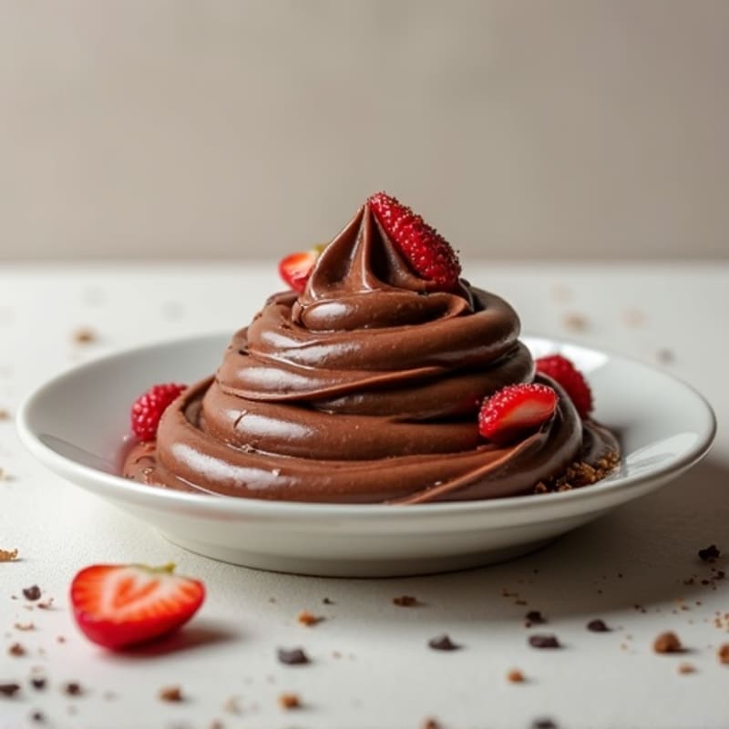 Silky Chocolate Protein Pudding with Greek Yogurt