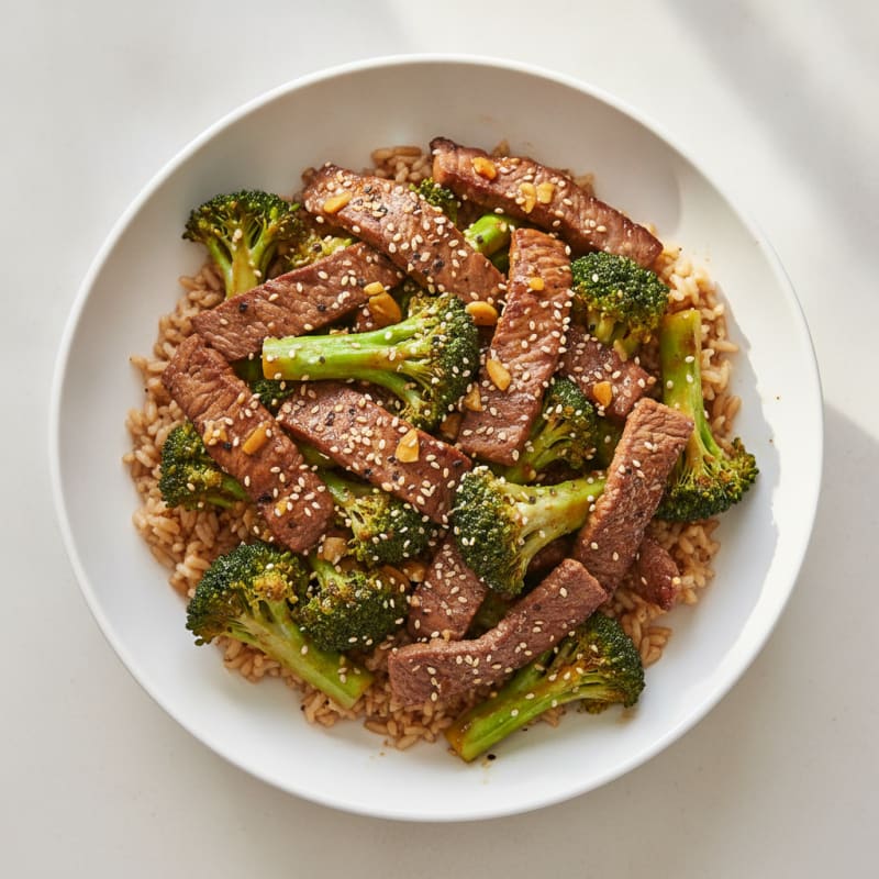 Sesame Beef and Broccoli Stir-Fry