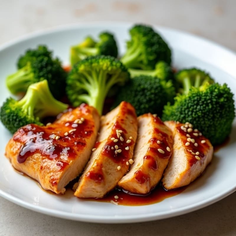Sticky Teriyaki Chicken with Roasted Broccoli