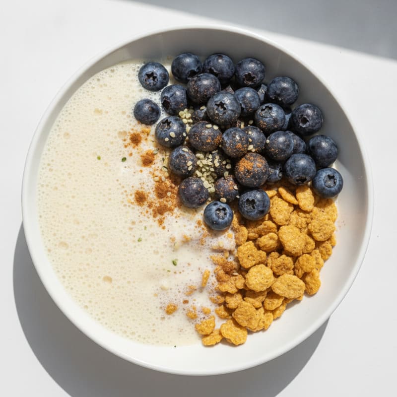 High-Protein Vanilla Berry Cereal Bowl