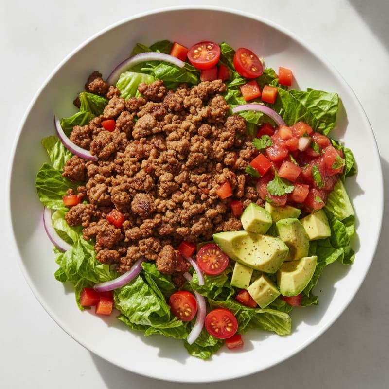 Ground Beef Taco Salad Bowl
