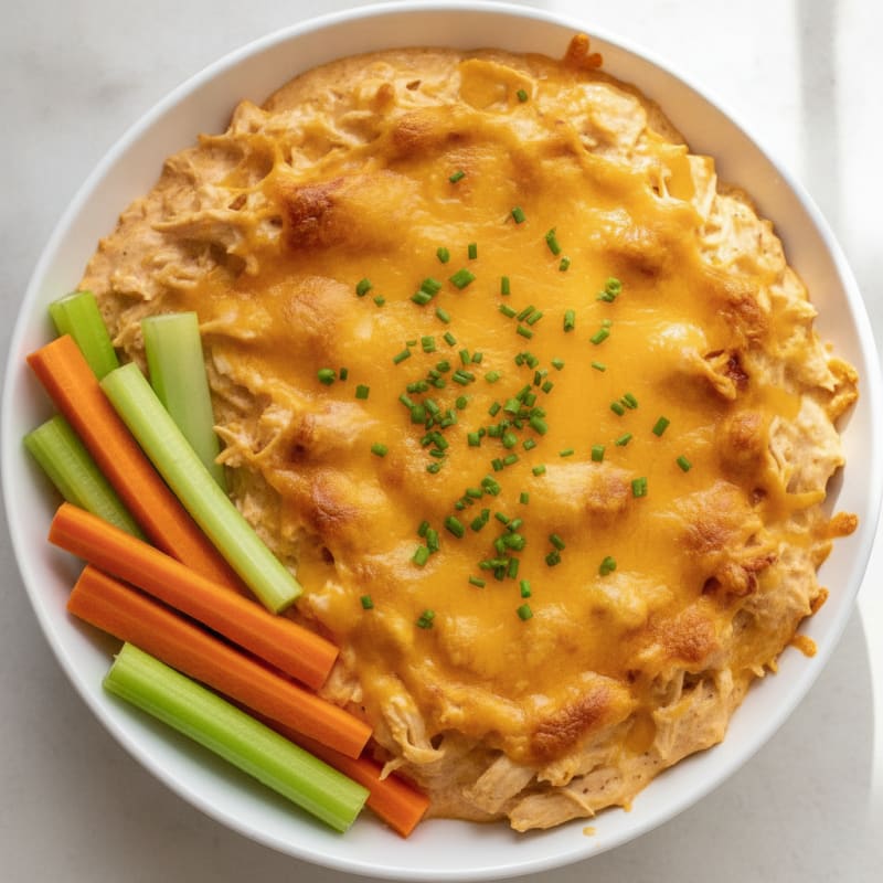 Clean Buffalo Chicken Dip Bowl