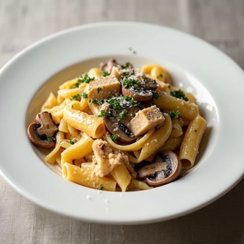 Creamy Mushroom Truffle Pasta