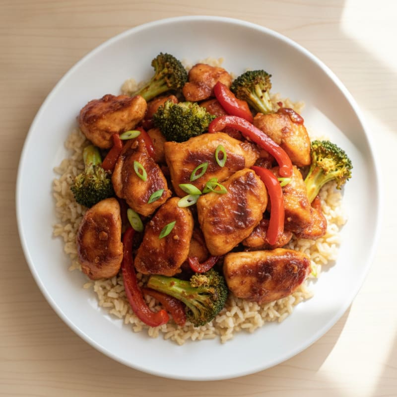 Spicy Gochujang Chicken Stir-Fry