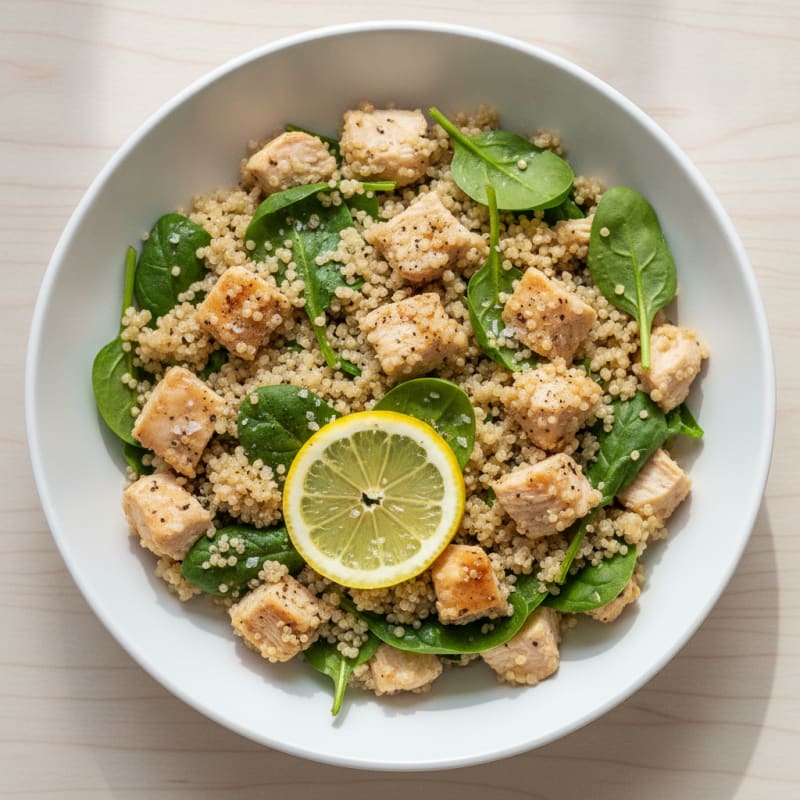 Quick Microwave Fluffy Quinoa Bowl