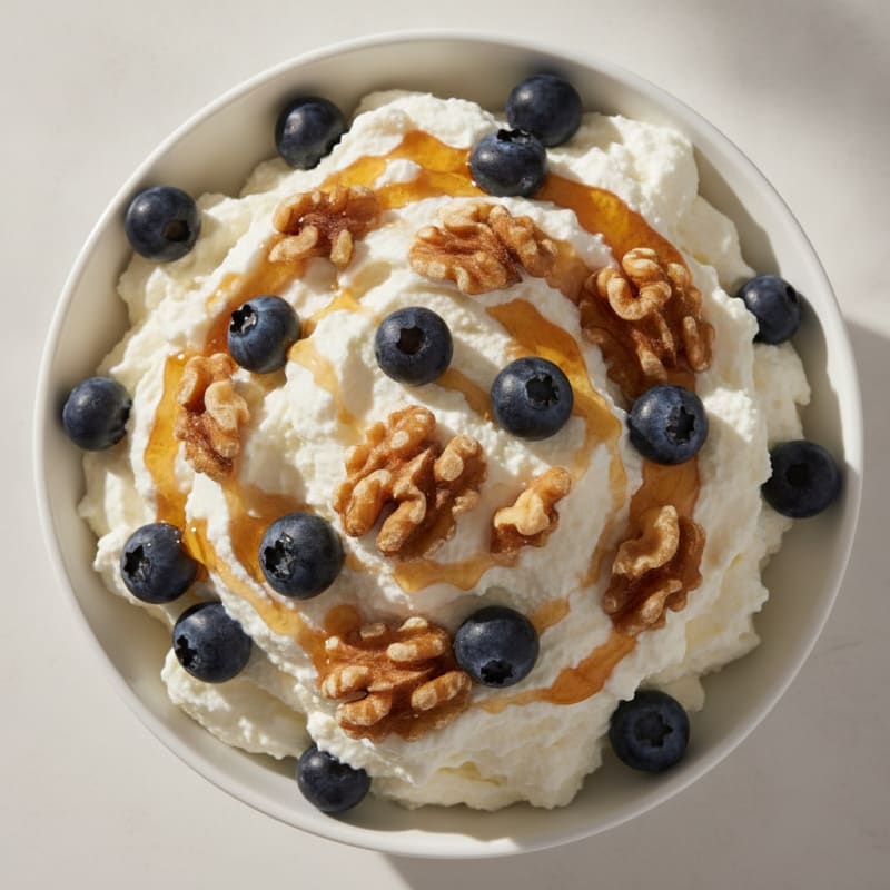 Silky Greek Yogurt Protein Pudding with Berries