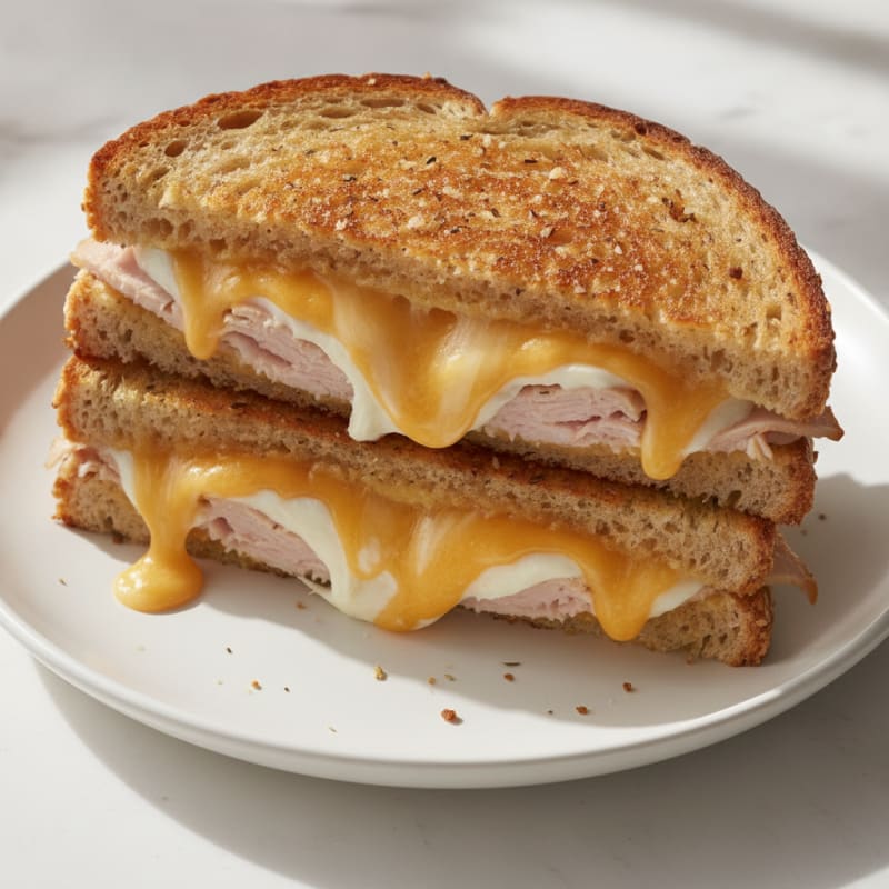 Ultimate Triple-Decker Grilled Cheese