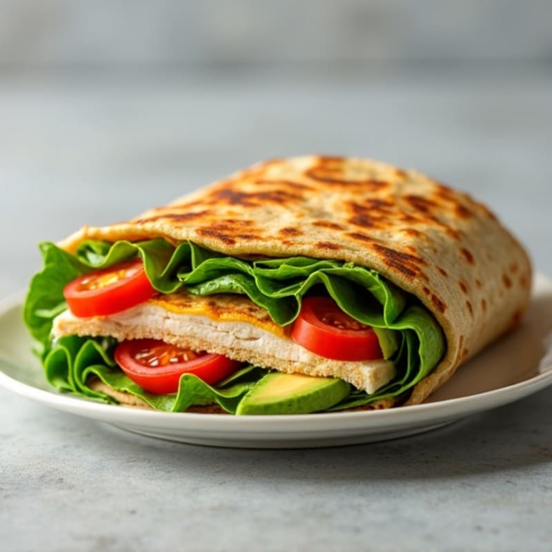 Crispy Turkey Avocado Wrap