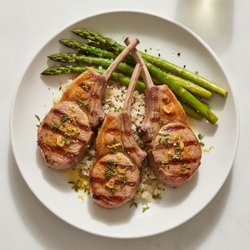 Grilled Herb Lamb Chops