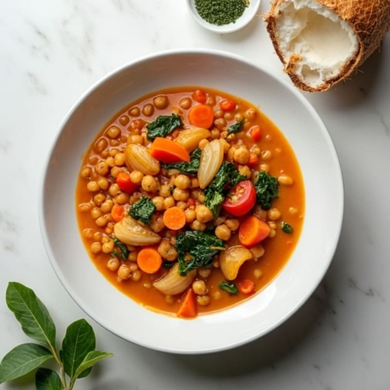 Creamy Coconut Red Lentil Stew