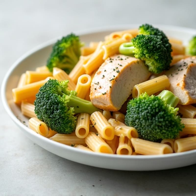 Creamy Chicken and Broccoli Whole Wheat Penne