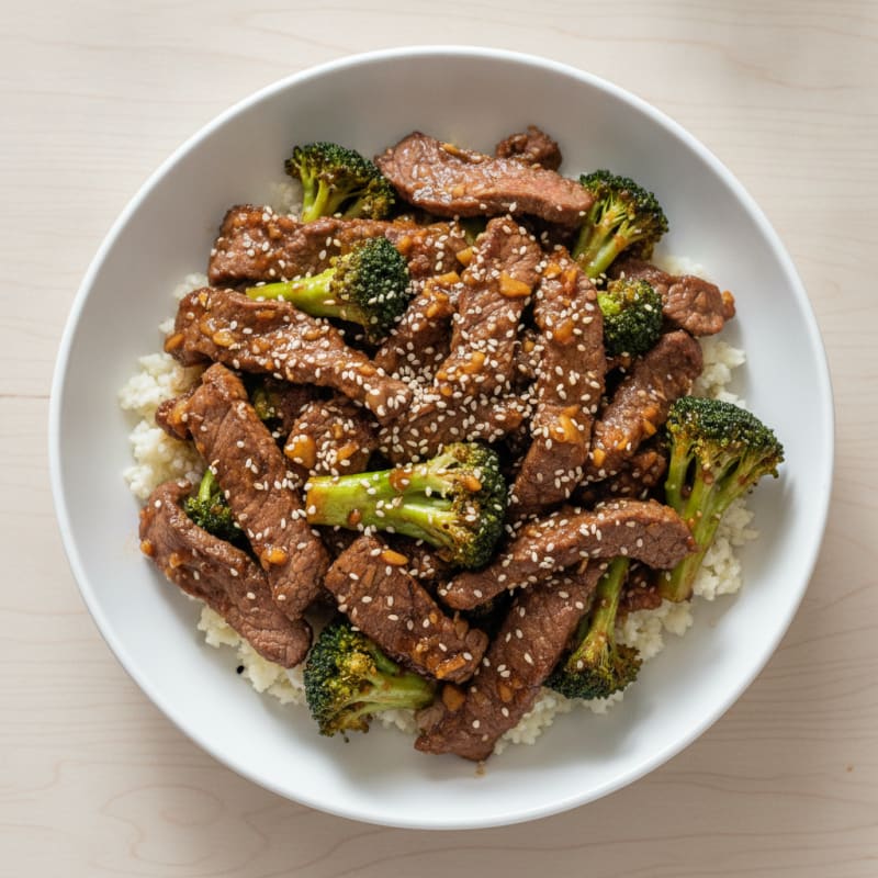 Sesame Beef and Broccoli Stir-Fry