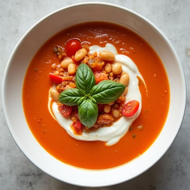 Creamy Roasted Tomato Basil Soup