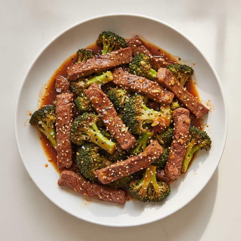 Sesame Beef and Broccoli Stir-Fry