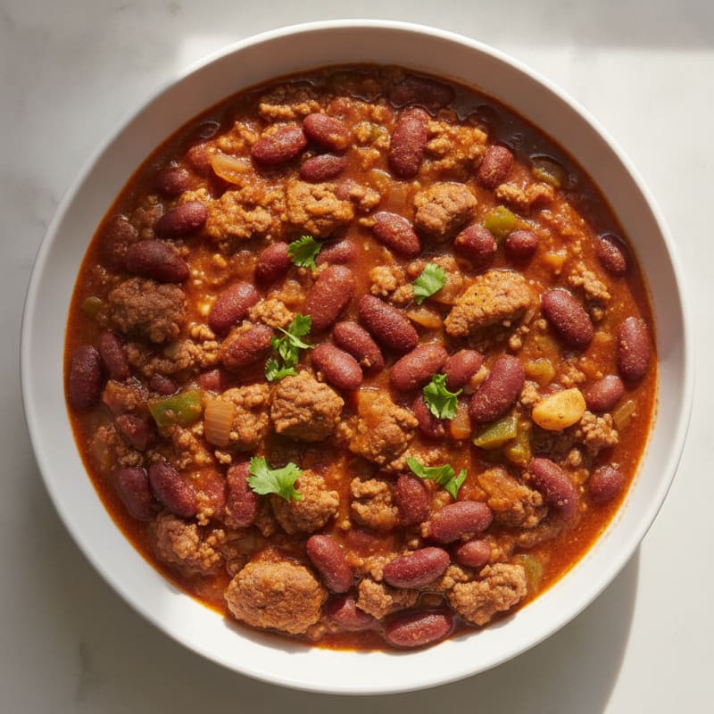 Hearty Slow Cooker Beef Chili