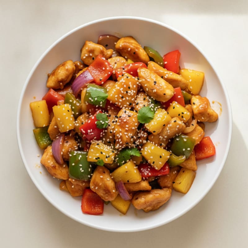 Sweet and Sour Chicken Stir-Fry