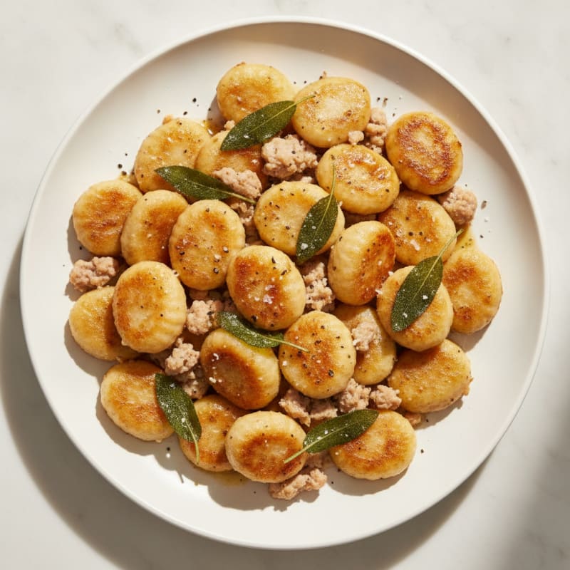 Ricotta Gnocchi with Sage Butter Sauce