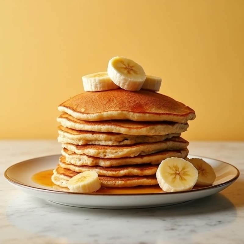 Caramelized Banana Protein Pancakes