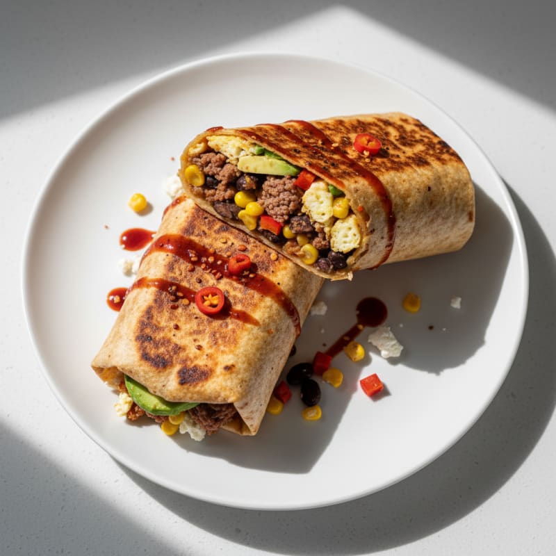 Extra Hot Lean Ground Beef Burrito