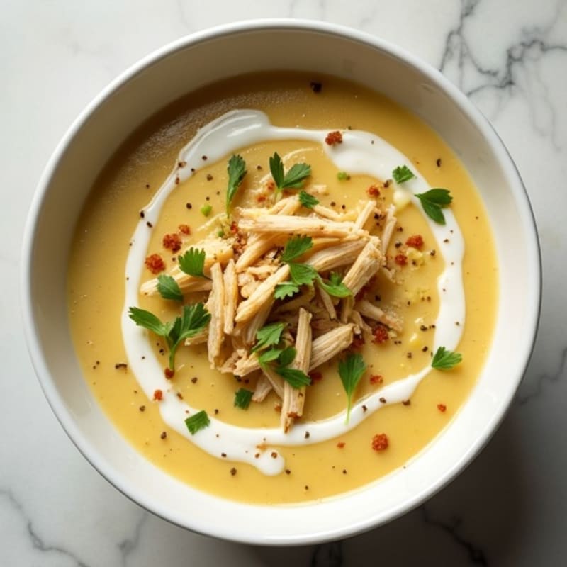 Healthy Creamy Baked Potato Soup