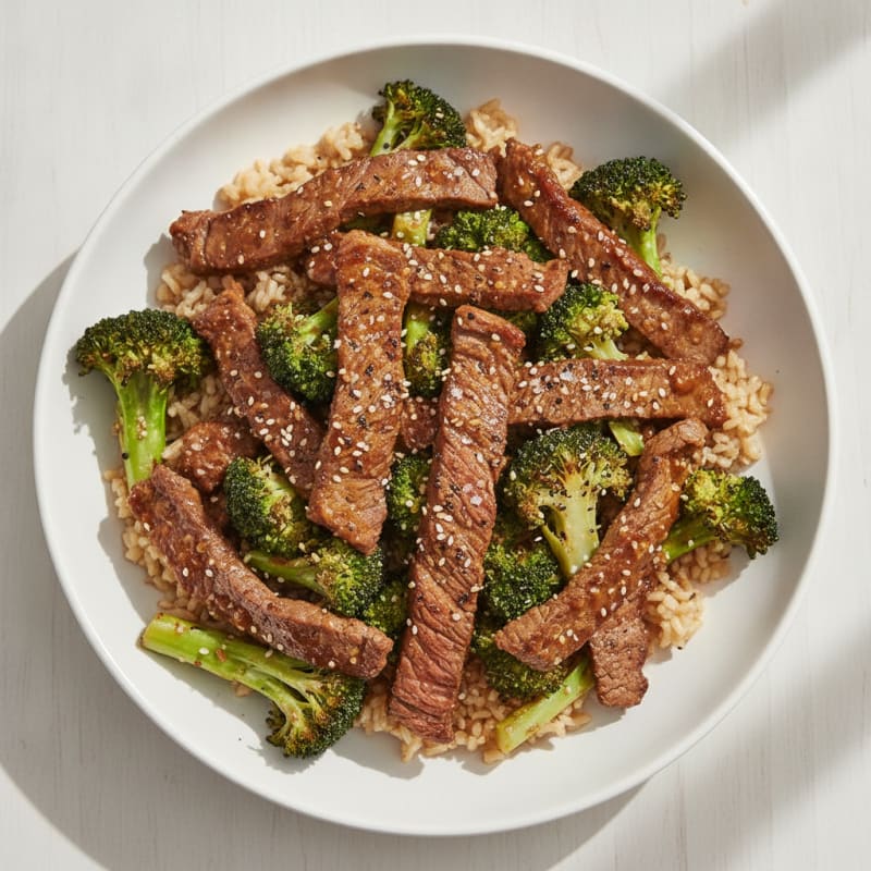 Sesame Beef & Broccoli Stir-Fry