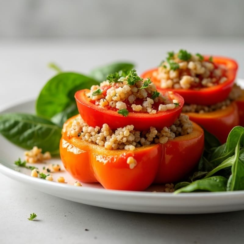 Protein-Packed Turkey and Quinoa Stuffed Bell Peppers