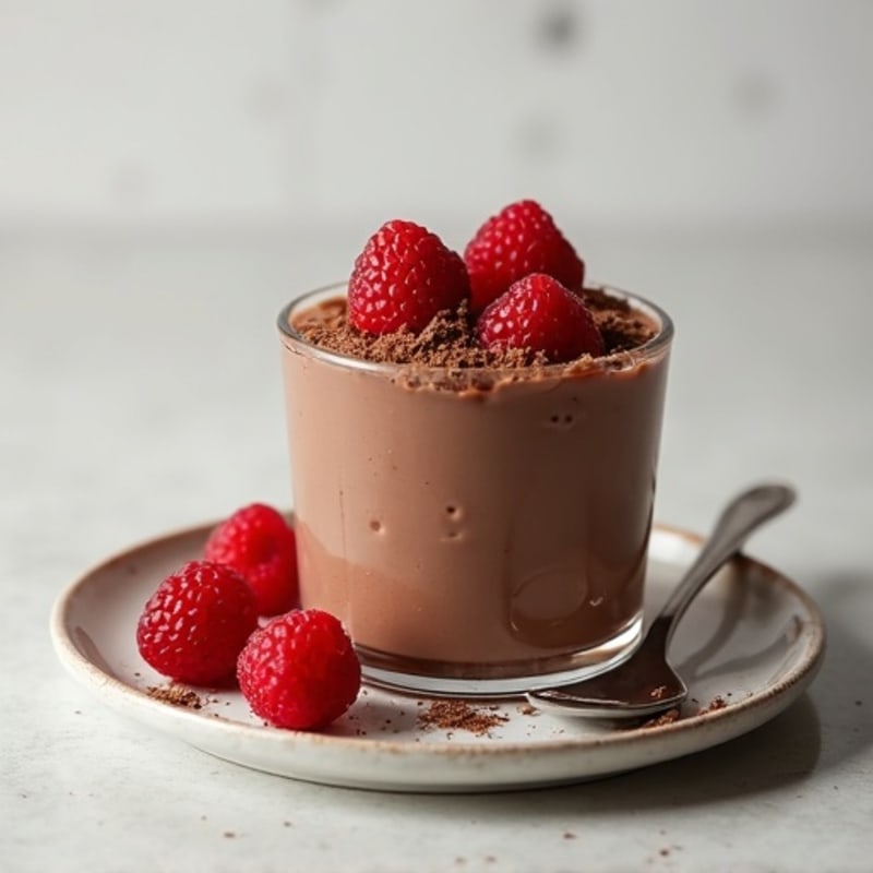Silky Chocolate Protein Pudding with Greek Yogurt