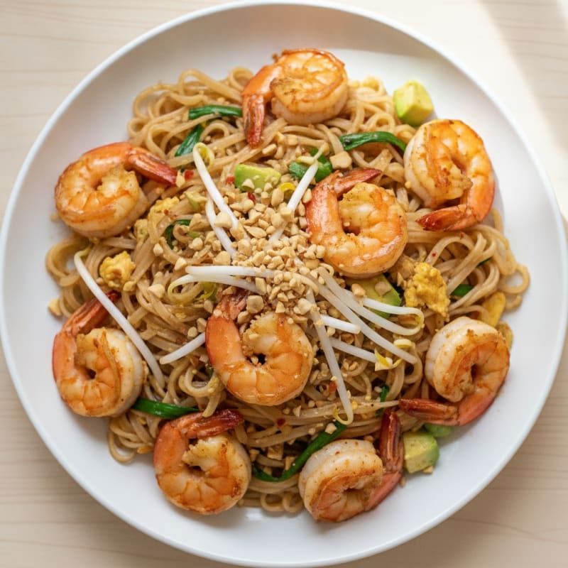 Shrimp Pad Thai Noodles