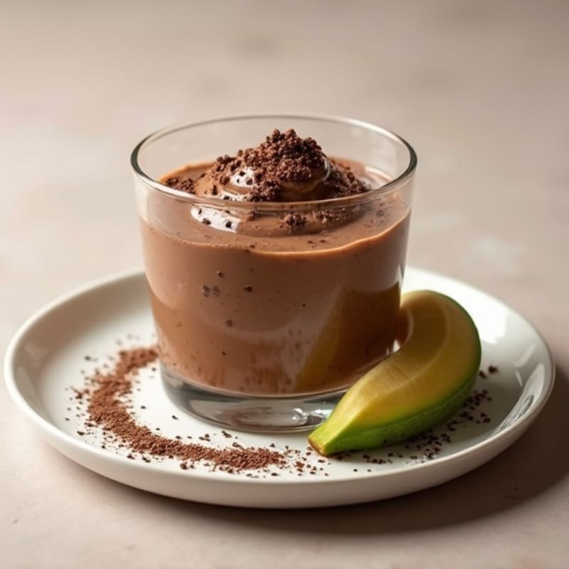 Silky Chocolate Protein Pudding with Chia Seeds