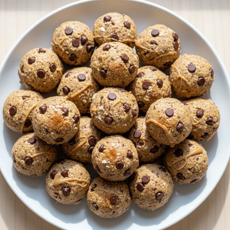 No-Bake Chocolate Chip Protein Bites